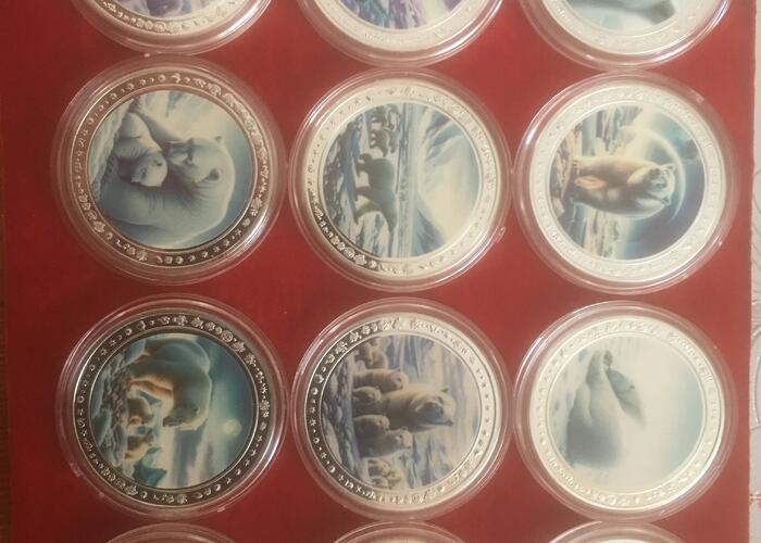 Grajewo ogłoszenia: Witam . Sprzedam 12 monet posrebrzanych o średnicy 4cm. Cena za...