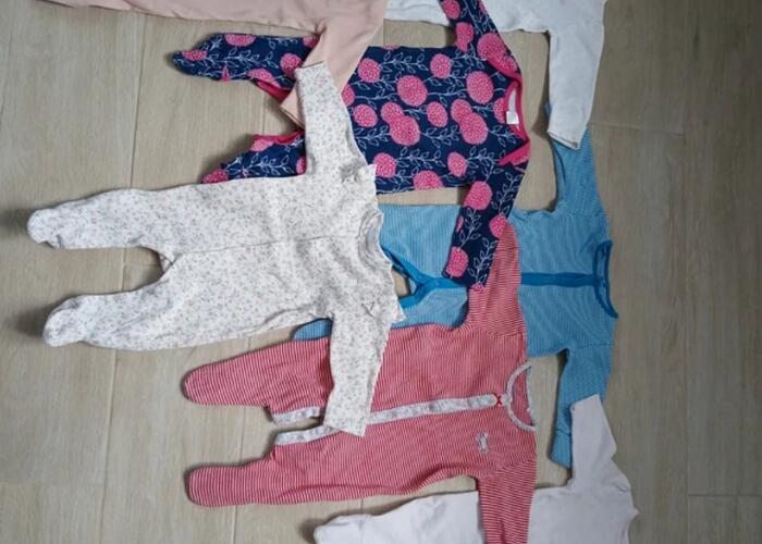 Grajewo ogłoszenia: Sprzedam 7 szt. Pajacyków dla dziewczynki w rozmiarze 62 cm....
